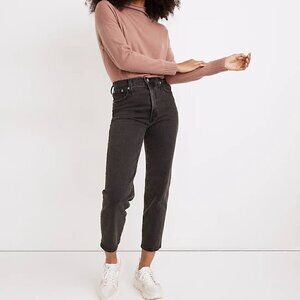 Madewell The Perfect Vintage Straight Crop Jean In Lunar Wash 24‌‌‌‌‌‌‌‌‌‌‌‌